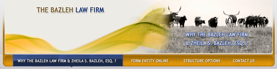 THE BAZLEH LAW FIRM & ZHEILA S. BAZLEH, ESQ.